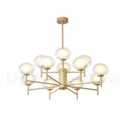 Nordic Modern Contemporary Luxurious Gold Chandelier