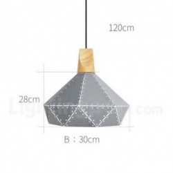 Modern Contemporary Macaron Hollow 3 Light Nordic Chandelier