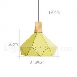 Modern Contemporary Macaron Hollow 3 Light Nordic Chandelier