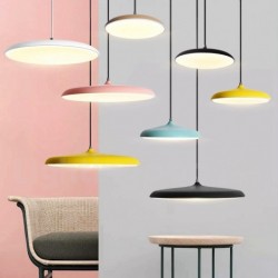 Nordic Macaron 1 Light Modern Contemporary Round Chandelier