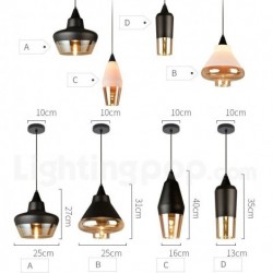 Nordic Modern Contemporary Chandelier with Glass Shade