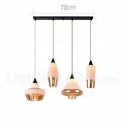 Nordic Modern Contemporary Chandelier with Glass Shade