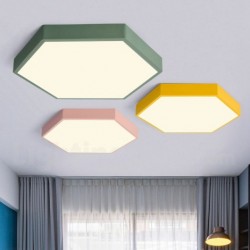 Modern Contemporary Ultra-thin Macaron Kids Room Ceiling Light