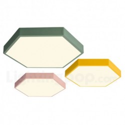 Modern Contemporary Ultra-thin Macaron Kids Room Ceiling Light