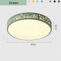 European Ultra-thin Hollow Macaron Ceiling Light