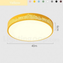 European Ultra-thin Hollow Macaron Ceiling Light