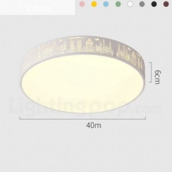 European Ultra-thin Hollow Macaron Ceiling Light