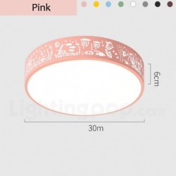 European Ultra-thin Hollow Macaron Ceiling Light