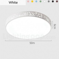 European Ultra-thin Hollow Macaron Ceiling Light