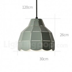 Nordic Macaron 1 Light Round Modern Contemporary Chandelier