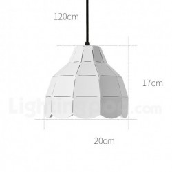 Nordic Macaron 1 Light Round Modern Contemporary Chandelier