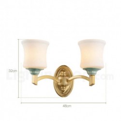 European Pure Brass Rustic / Lodge Modern Contemporary Wall Light