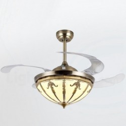 European Pure Brass Ceiling Fans