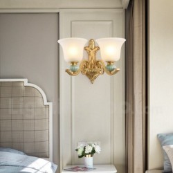 Pure Brass European Retro Wall Light