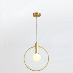 Nordic Pure Brass 1 Light Mini Pendant Light