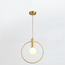 Nordic Pure Brass 1 Light Mini Pendant Light