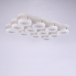 Flush Mount LED Modern/Contemporary Living Room/Bedroom/Dining Room/Study Room/Office Metal