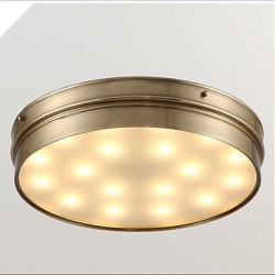 Flush Mount LED Traditional/Classic Living Room / Bedroom / Dining Room / Study Room/Office Metal