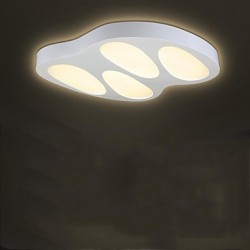 Flush Mount LED No Polar Light with Remote Control Modern/Contemporary Living Room/Bedroom/Dining Room/Study Room PVC