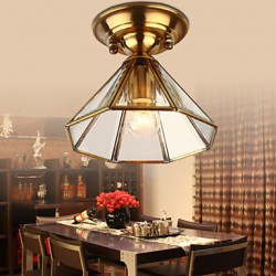 5 Traditional/Classic Mini Style / Bulb Included Brass Metal Flush Mount / Spot Lights Hallway