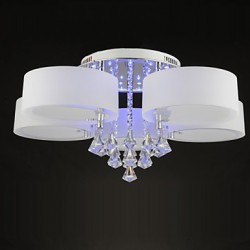 Remote Control Flush Mount Crystal / LED Included Modern/Contemporary