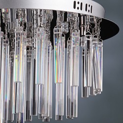 Modern Crystal Chandelier with 12 Lights