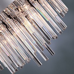 Modern Crystal Chandelier with 12 Lights