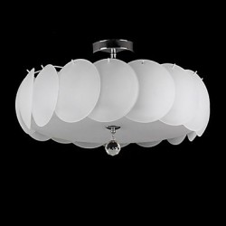 5 Light Glass Chandelier/ Modern Pendant Light/ Dinning Room, Living Room, Family Room, Bedroom