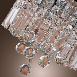 Luxuriant Flush Mount with Crystal Lampshade