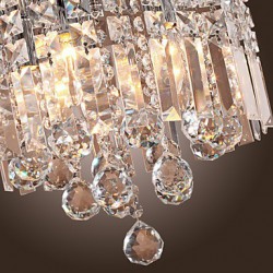 Luxuriant Flush Mount with Crystal Lampshade