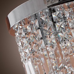 Luxuriant Flush Mount with Crystal Lampshade