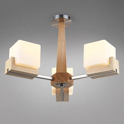 Flush Mount Mini Style Modern/Contemporary Living Room / Bedroom / Dining Room / Study Room/Office / Kids Room Wood