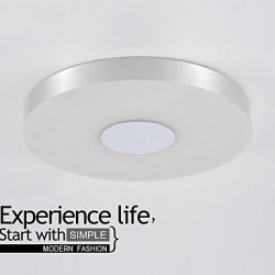 Modern/Contemporary LED / Bulb Included Brushed Metal Flush MountLiving Room / Bedroom / Dining Room / Kitchen / Study Room/Office /