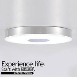 Modern/Contemporary LED / Bulb Included Brushed Metal Flush MountLiving Room / Bedroom / Dining Room / Kitchen / Study Room/Office /