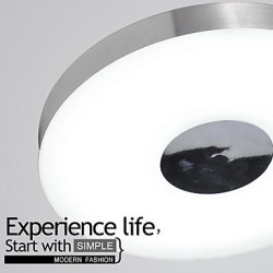 Modern/Contemporary LED / Bulb Included Brushed Metal Flush MountLiving Room / Bedroom / Dining Room / Kitchen / Study Room/Office /