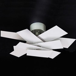 Flush-Mount-Light White 20W 220V Warm-White-Light Fashion Simple Creative-Propeller