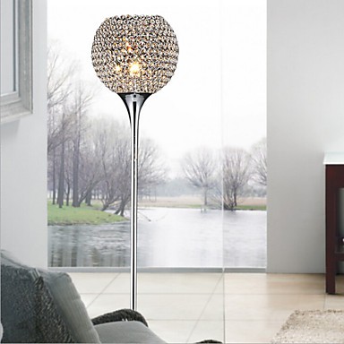 modern crystal floor lamp