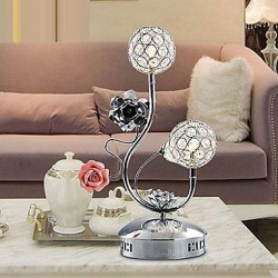 Crystal Table Lamps, Modern/Comtemporary Metal