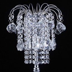 60W Splendid Table Lamp With Crystal Balls