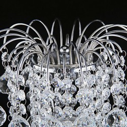 60W Splendid Table Lamp With Crystal Balls